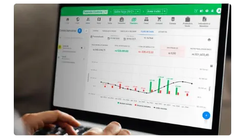 Conexão entre Aegro e sistemas contábeis. Sistemas conectados trocando dados entre Aegro e software contábil.