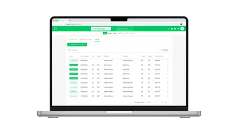Desenho mostrando a emissão de MDF-e no Aegro.